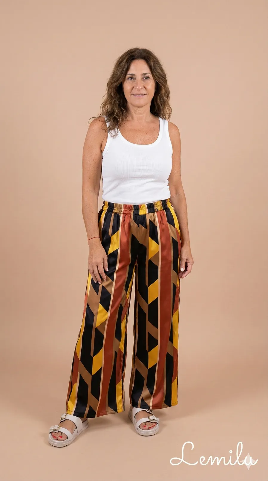 Pantalón Satén India Lemilu