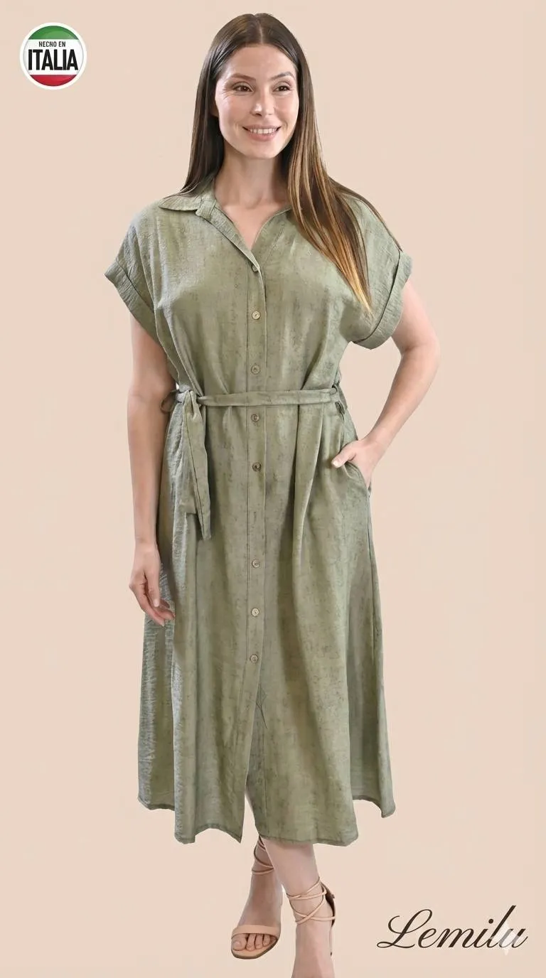 Vestido Lucca → natural, relajado, refinado