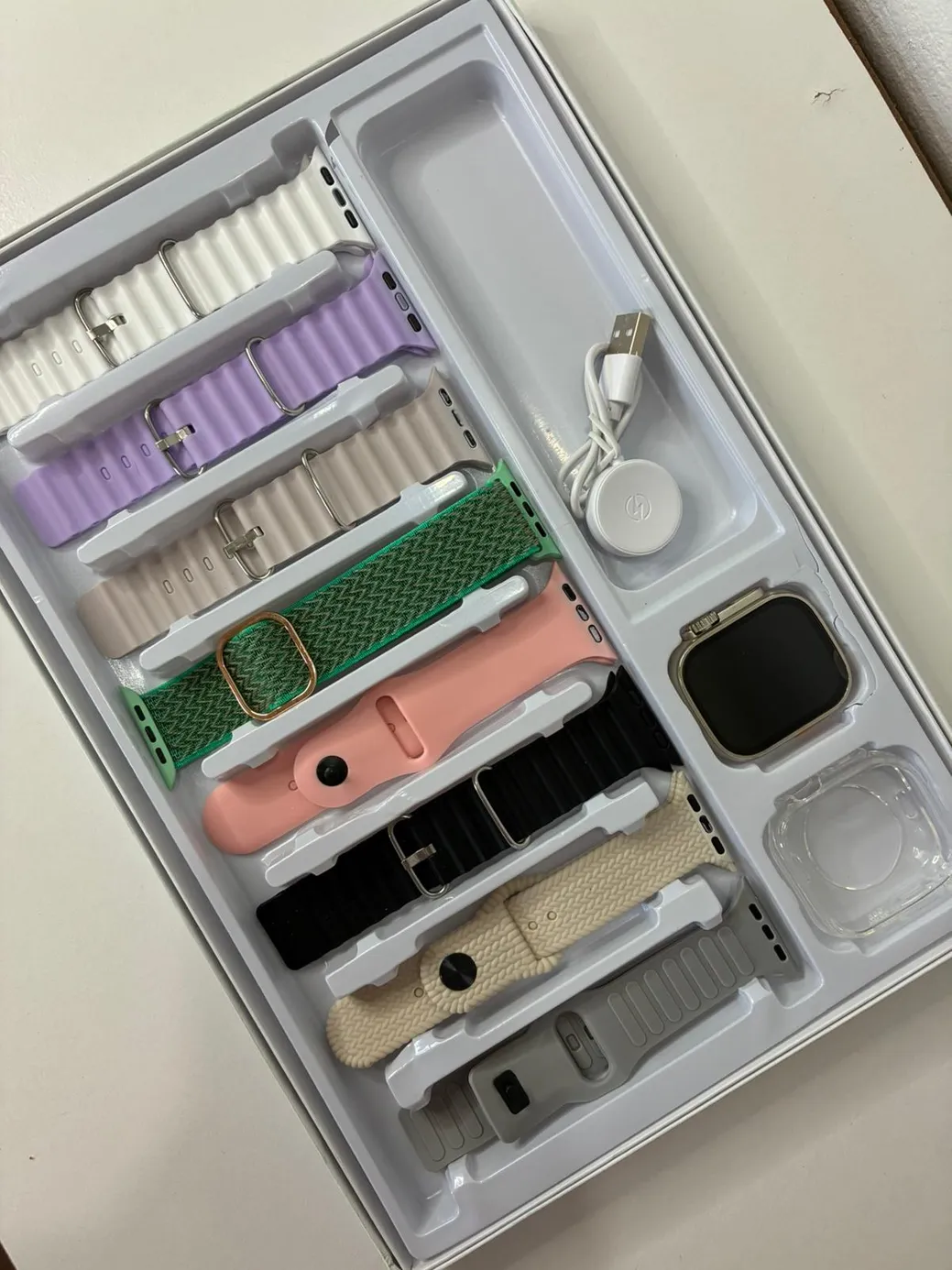 Cofre Smartwatch 8 mallas + protector