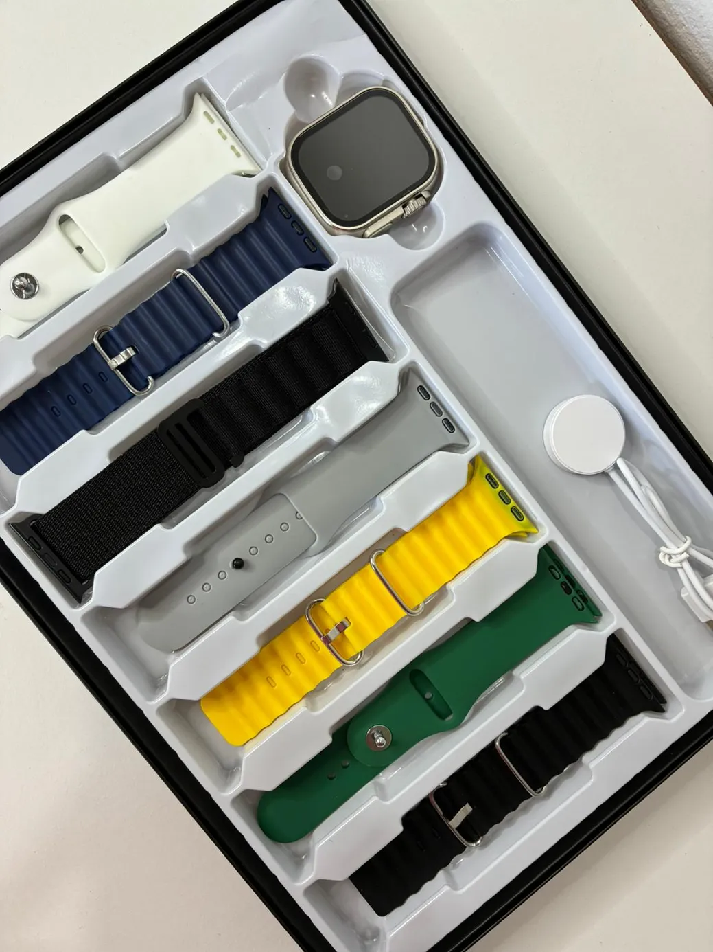 Cofre Smartwatch Ultra con 7 mallas | Llamadas, Salud y Funciones Completas