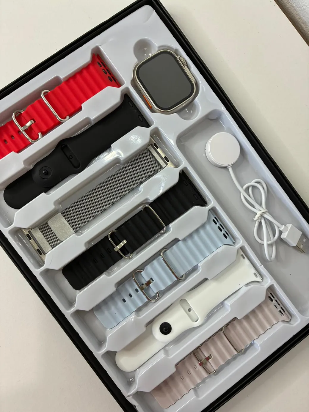 Cofre Smartwatch Ultra con 7 mallas | Llamadas, Salud y Funciones Completas