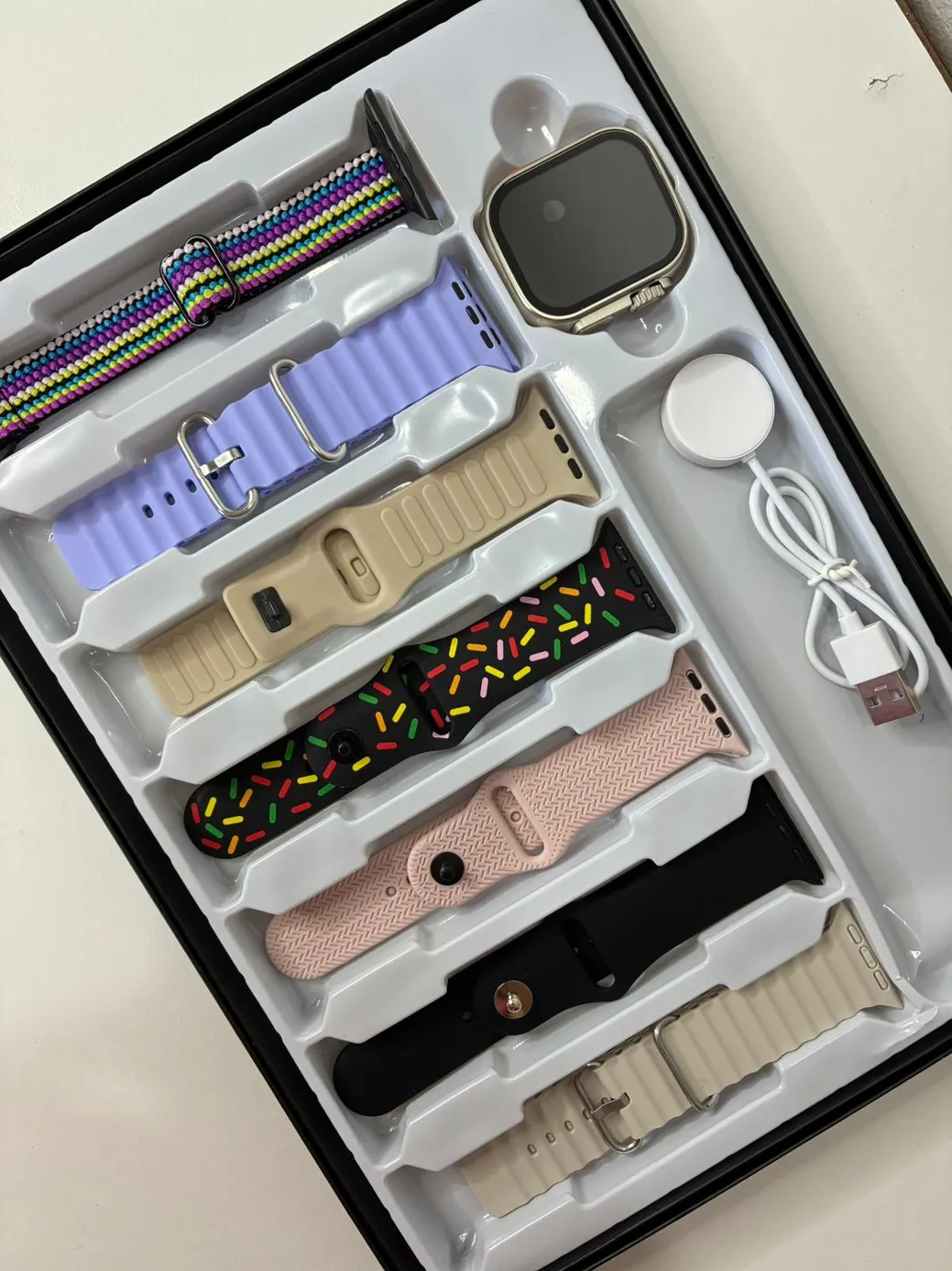 Cofre Smartwatch Ultra con 7 mallas | Llamadas, Salud y Funciones Completas