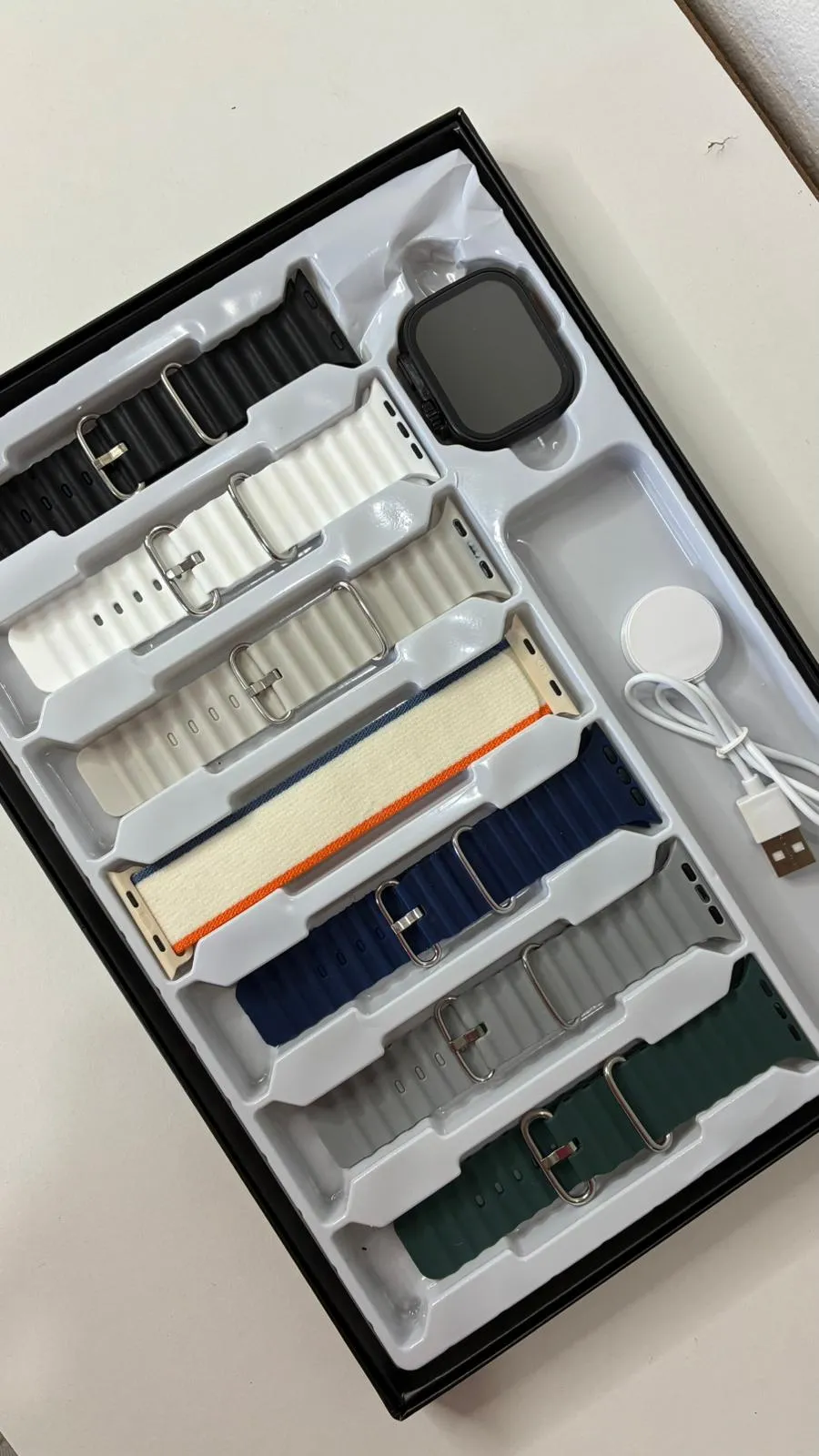 Cofre Smartwatch Ultra con 7 mallas | Llamadas, Salud y Funciones Completas