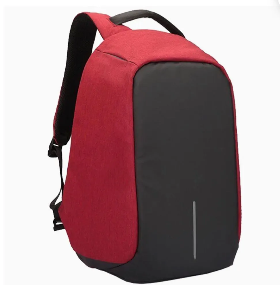 Mochila Antirrobo Impermeable con Puerto USB y Opción de Banco de Carga