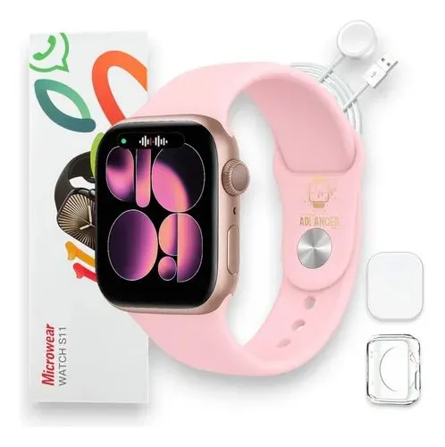 Smartwatch S11 Serie 11 con Inteligencia Artificial, Respuesta a WhatsApp y Funciones Avanzadas