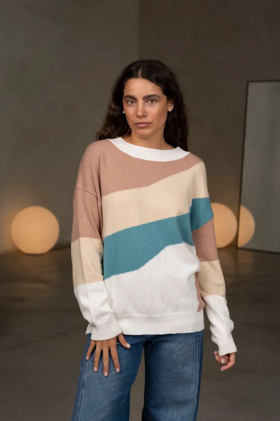 Jersey Geometric Glam