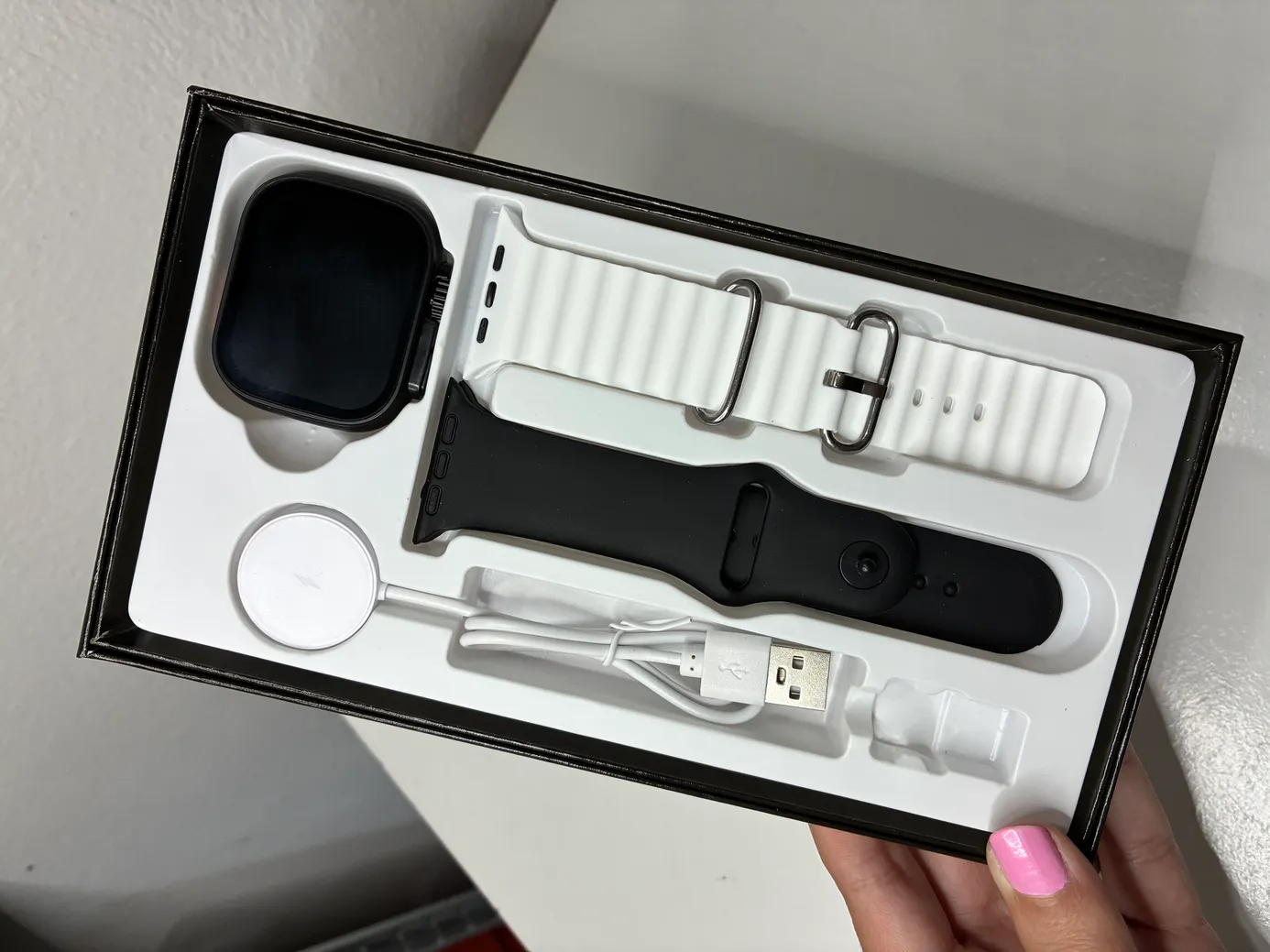 Cofre de Smartwatch Ultra 3, amoled con 2 mallas