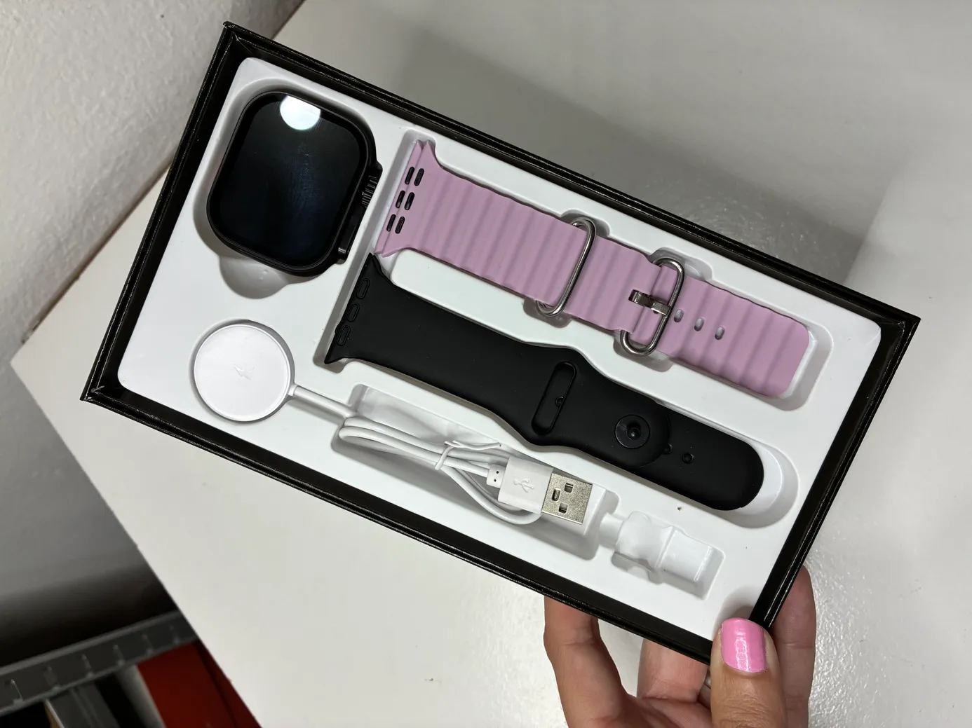 Cofre de Smartwatch Ultra 3, amoled con 2 mallas