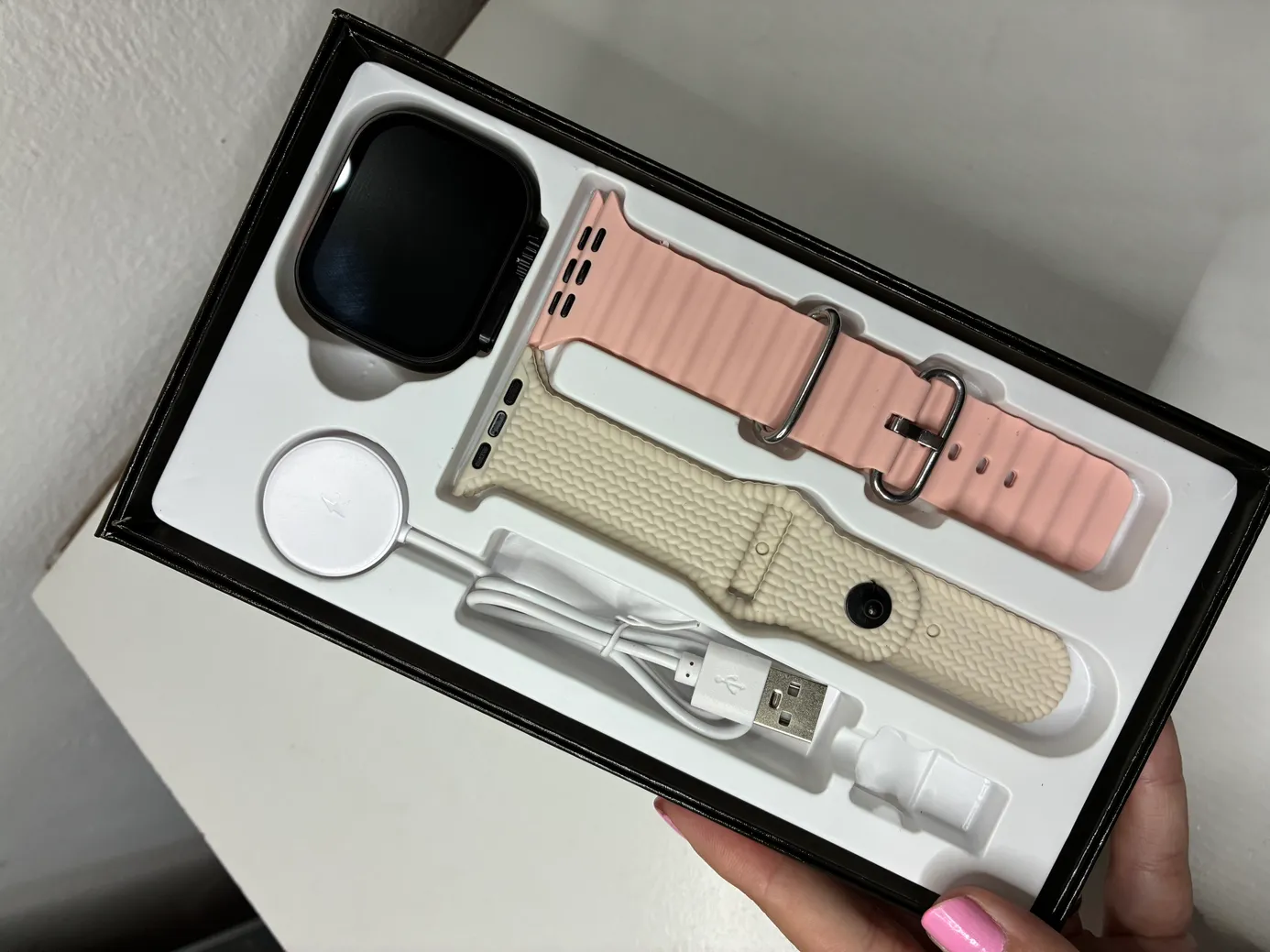 Cofre de Smartwatch Ultra 3, amoled con 2 mallas