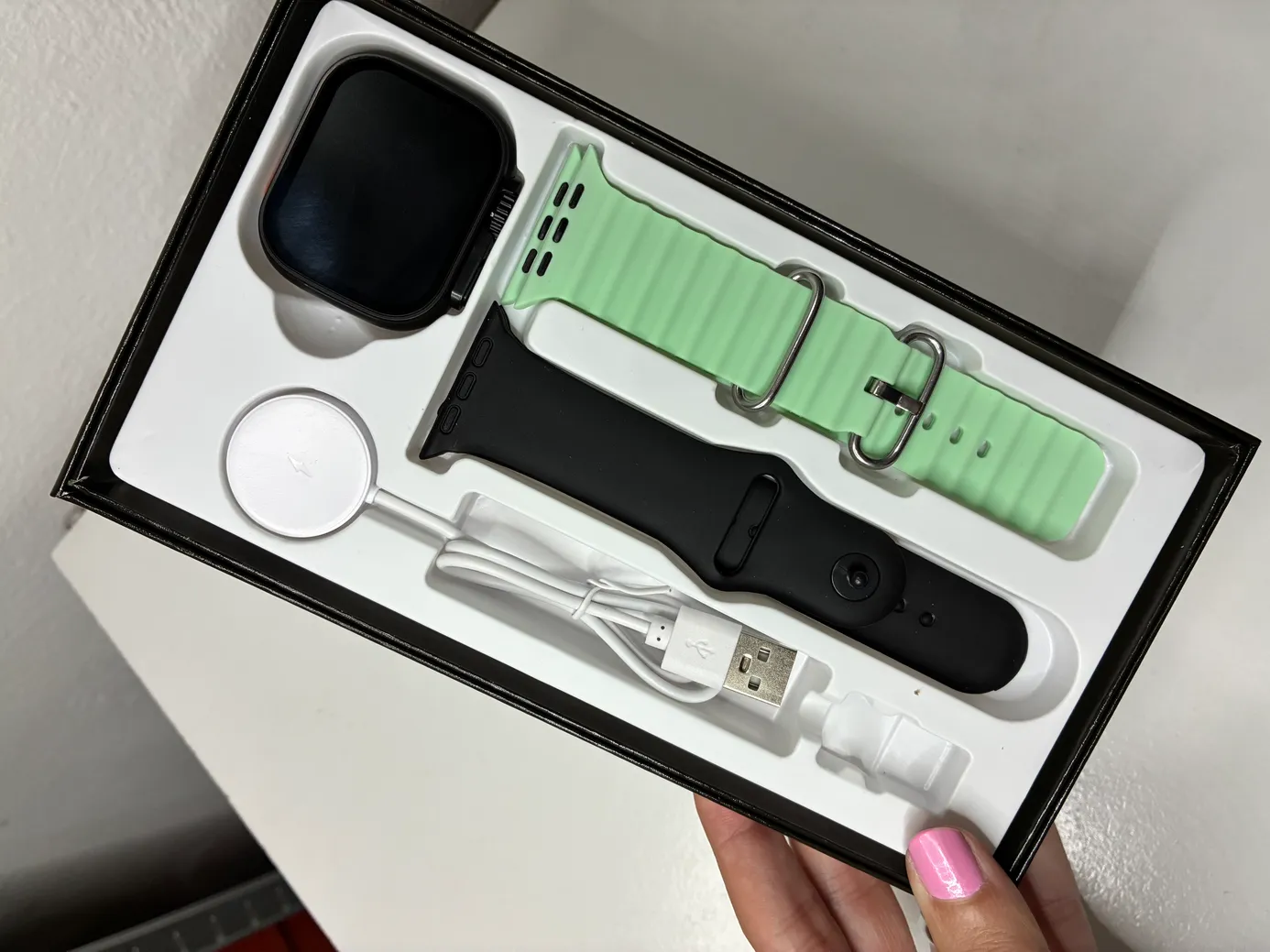 Cofre de Smartwatch Ultra 3, amoled con 2 mallas