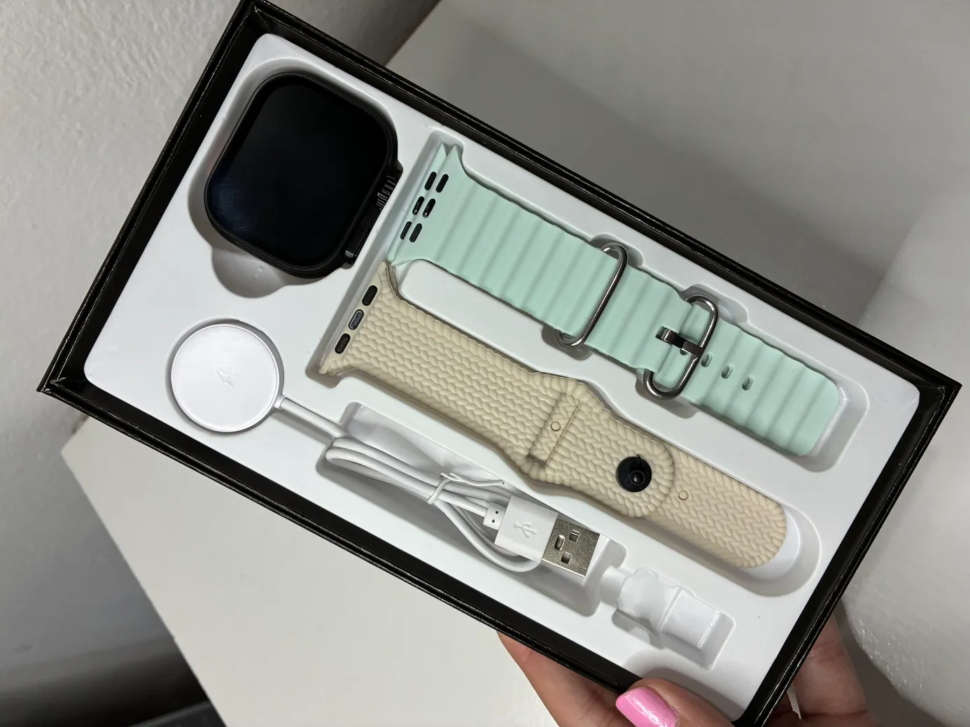 Cofre de Smartwatch Ultra 3, amoled con 2 mallas