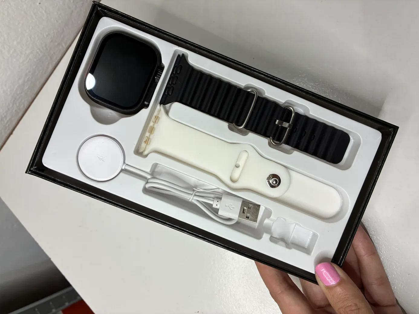 Cofre de Smartwatch Ultra 3, amoled con 2 mallas