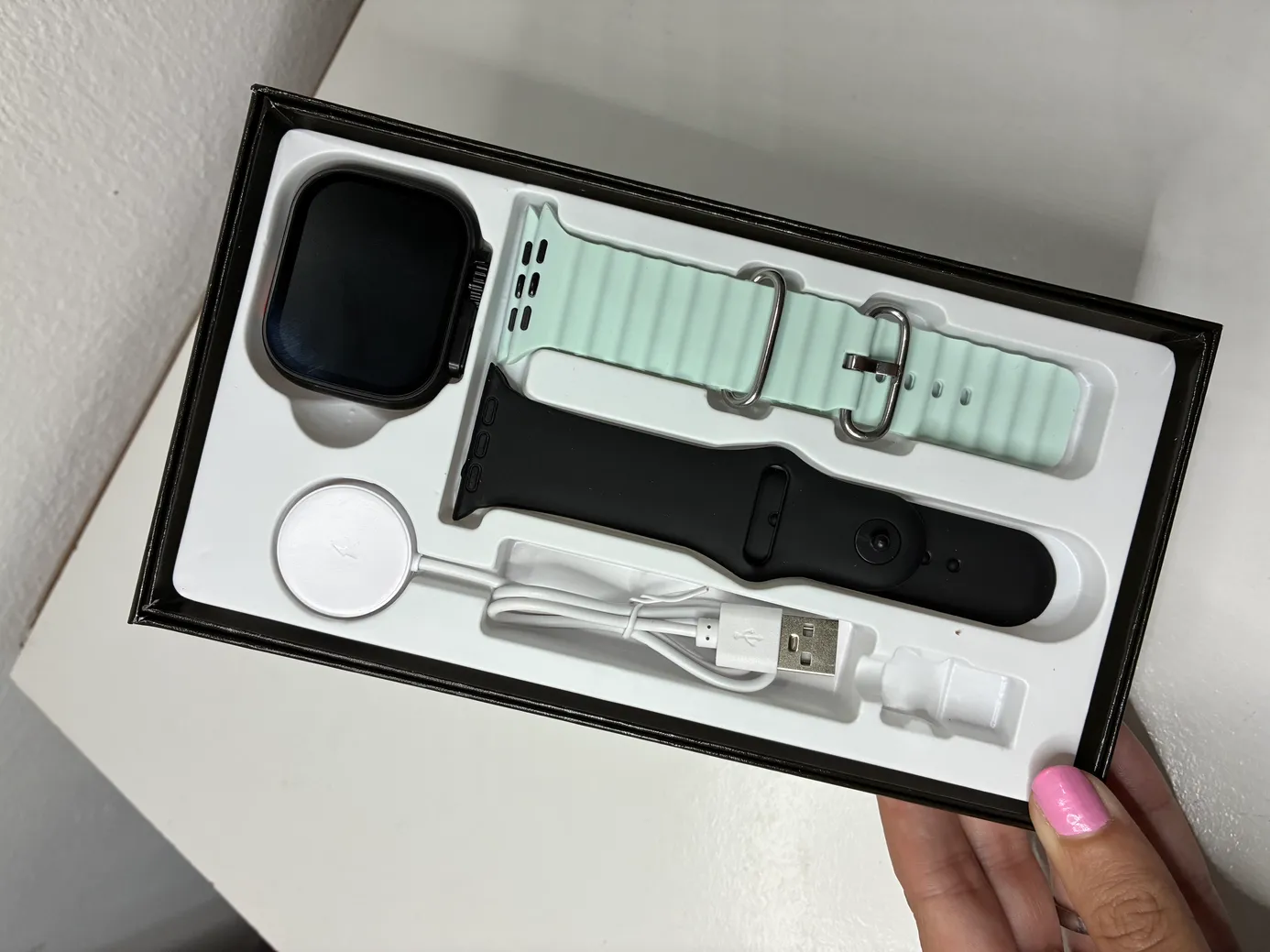 Cofre de Smartwatch Ultra 3, amoled con 2 mallas