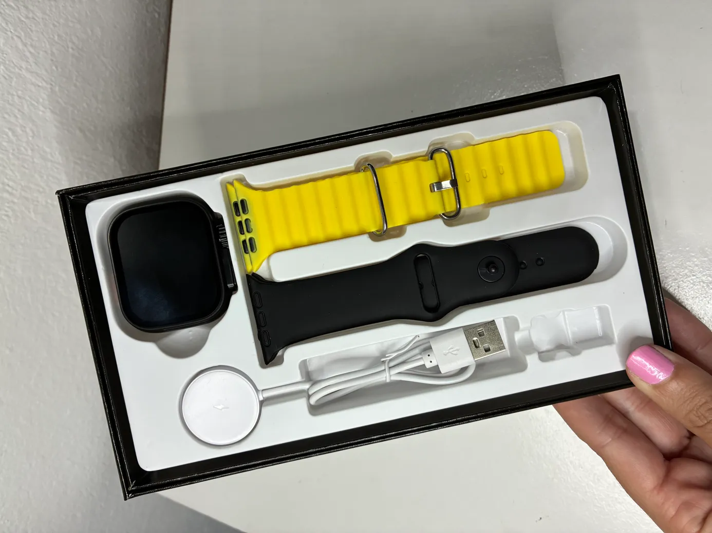 Cofre de Smartwatch Ultra 3, amoled con 2 mallas