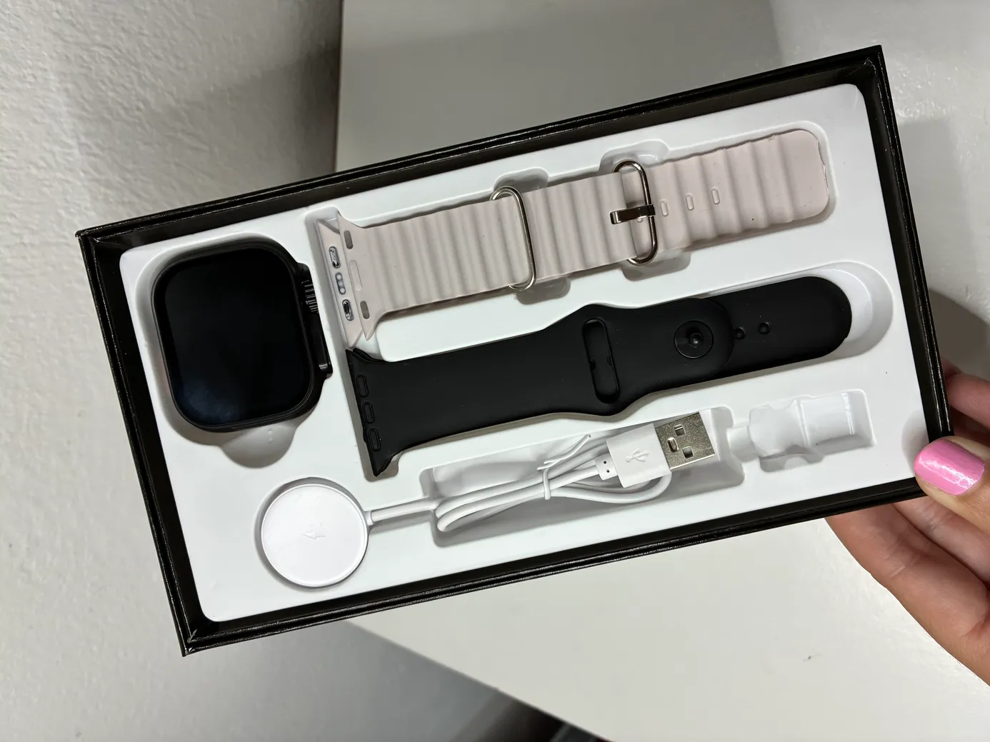 Cofre de Smartwatch Ultra 3, amoled con 2 mallas