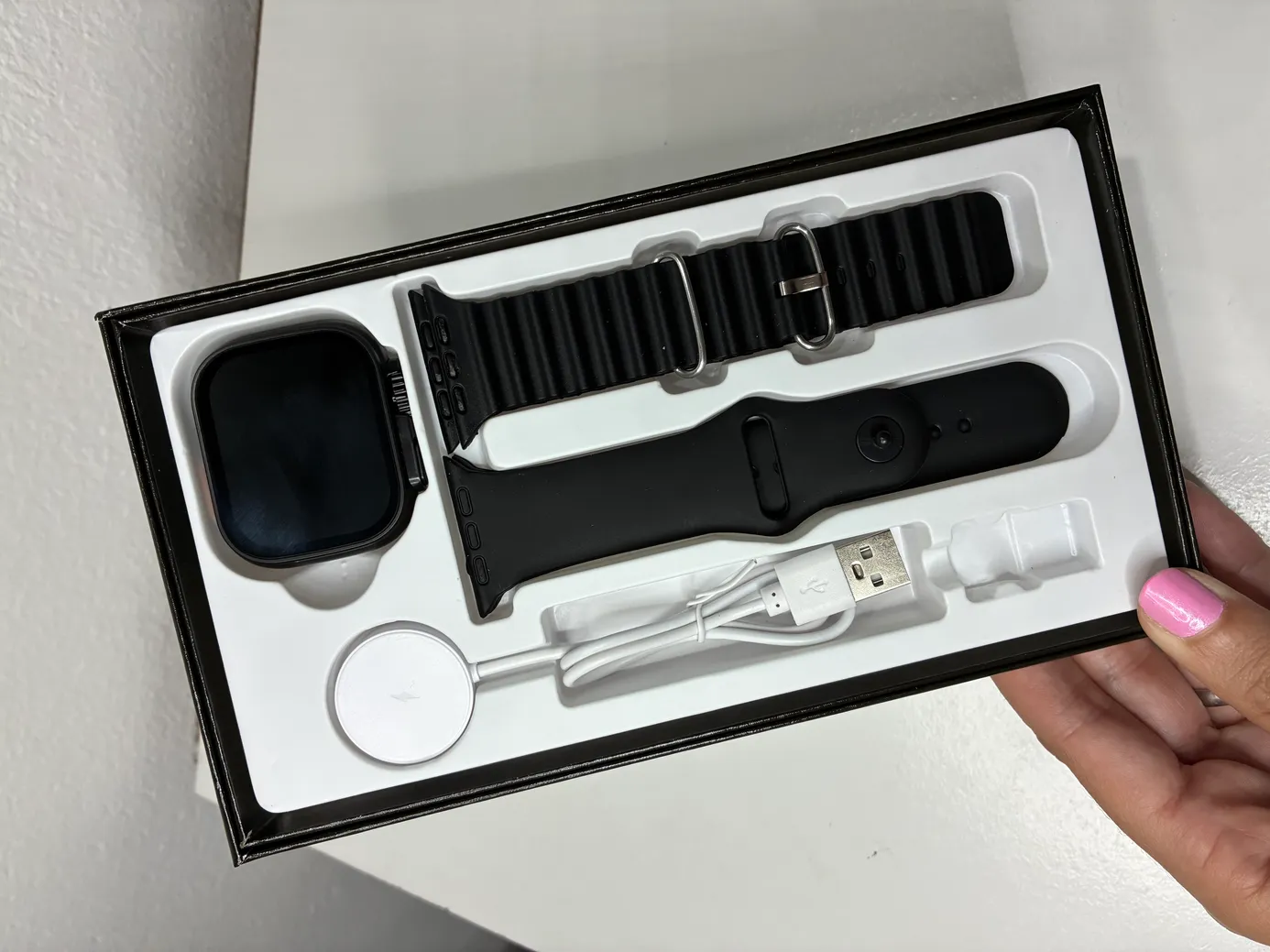 Cofre de Smartwatch Ultra 3, amoled con 2 mallas