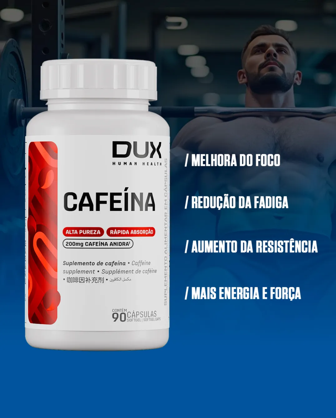 Cafeina Dux 90 caps 